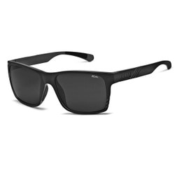 Zeal Brewer Sunglasses Polarized in Matte Black with Dark Grey